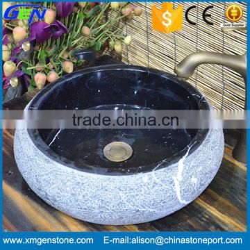 Cheaper Supply Indoor Fancy Bathroom Polished Granite Sink