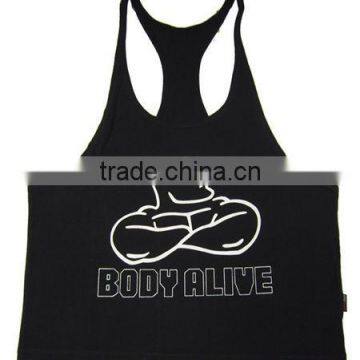 high quality cotton jersey tank top/cheap custom stringer tank top/mens tank top clothing china wholesale