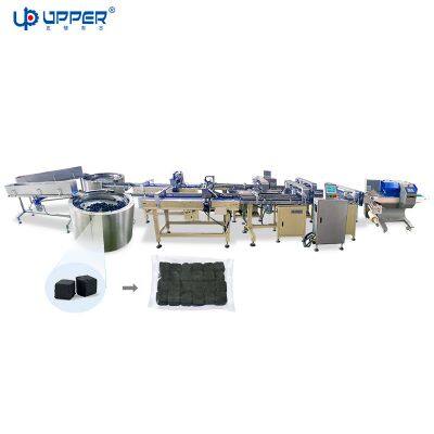 Square hookah charcoal Automatic  collecting packing machine