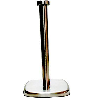 Square tissue holder stainless steel single rod tissue holder creative kitchen hole-free tissue holder