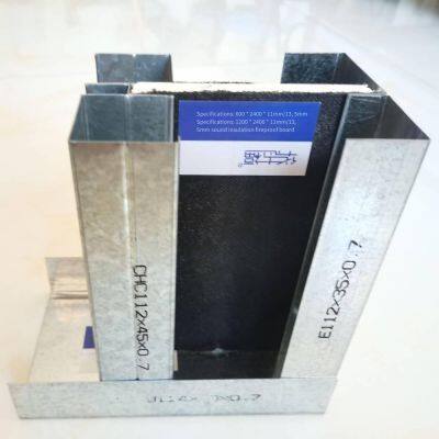High-sound-insulation and Vibration-damping Keel for Ktv Interior Partition Walls. Double-cavity Light Steel Keel for Noise Reduction, Vibration Damping, and Sound Insulation in Hotels photo-5