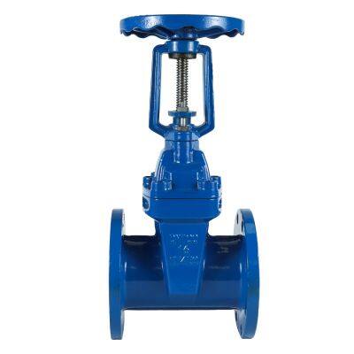 BS 5150 DN100 Pn16 Gg25 OS&Y Flanged Ends Cast Iron Gate Valve With Handwhell