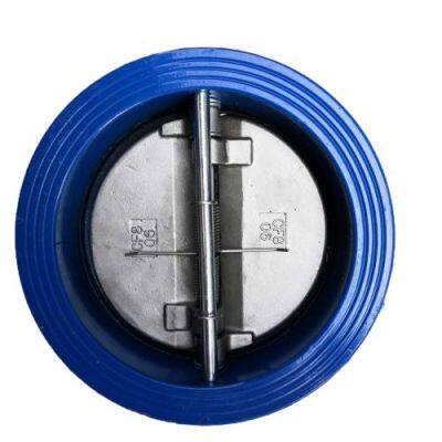 H77X-10/16 Ductile Iron PN16 DN80 Wafer Type GGG40 Body With EPDM Stainless Steel Plates Dual Plate Wafer Check Valve