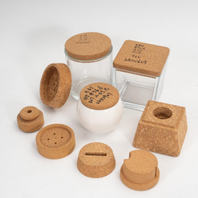 Customized Cork Cup Lids, Heat Insulation, Thermal Insulation, Customizable in Shape, Pattern and Logo