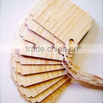 Hot sale bamboo wooden hang tag 2014