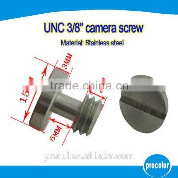 New 2016 innovative product camera screw 3/8'' finish stainless steel ring screw