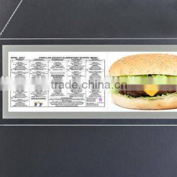 Celling Hanging LED Illuminated Crystal Double Sided LED Light Box photo-6