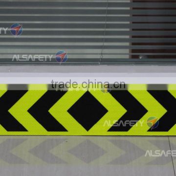 10 years fluorescent yellow-green high intensity prisamtic reflective sheet for vehicles