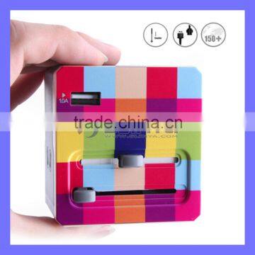 Universal International Plug Adapter All in One 2 USB Port World Travel AC Power Charger Adaptor With AU US UK EU Plug photo-1