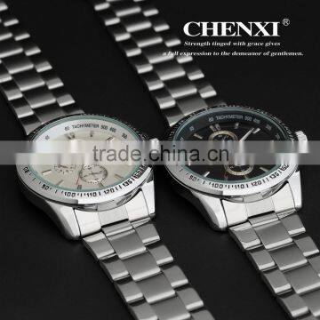 Luxury Jewelry Series Watch 3 Decorated Circle Men's Sport Watch With Watch Box 014AMS