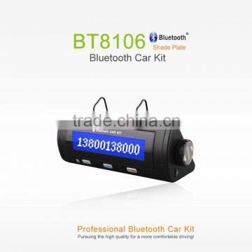 Sun Visor Bluetooth Handsfree Car Kit With Phone No. Display, Aux Bluetooth Car Kit With Car Charger photo-2