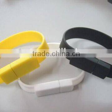 Bracelet usb flash cheap bulk, 2gb high speed silicon usb memory