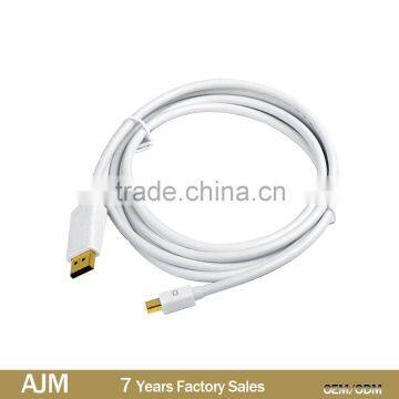 China Factory price NEW Mini DisplayPort DP Male to MINI DP TV Adapter Cable