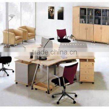 Modern computer workstation height adjustable desk PF-084