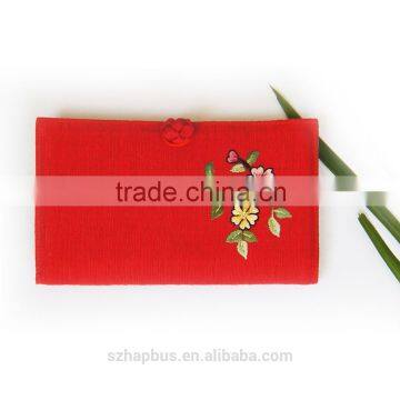 Credit/ID cards 100% embroidered card holder manufacturer supply