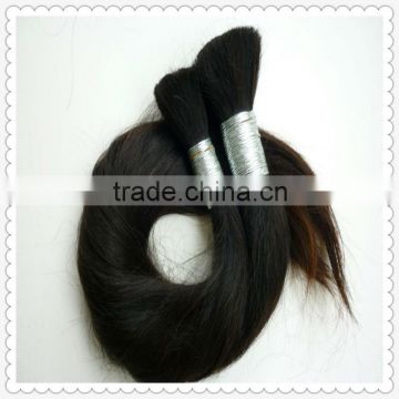 100% virgin remy brazilian bulk hair extensions without weft