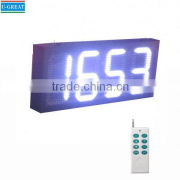 New inventions 2015hanging RF control led clock temperature display