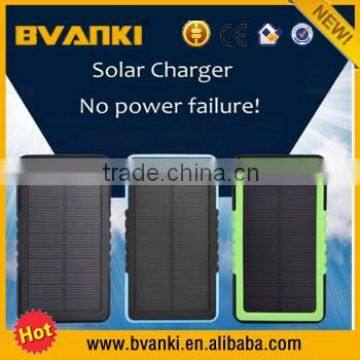 2016 new technology solar power bank solar charger import cheap goods from china 8000mah dual usb portable mobile power bank