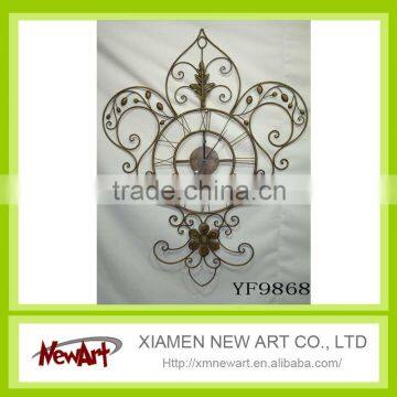 metal wall art clock