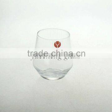 Wholesale Handmade clear Glass water tumbler