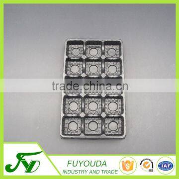 2015 new black luxury plastic chocolate box