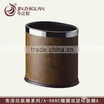 Stainless steel oval waste bin for room (A-088CA)