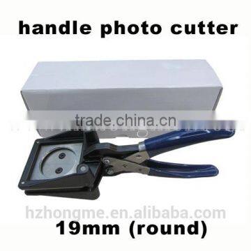 Price Manual die face cutterhand photo cutter cutter Standard Photo Cutter round 19mm