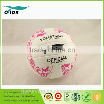 High quality machine-sewn pu indoor volleyballs standard size