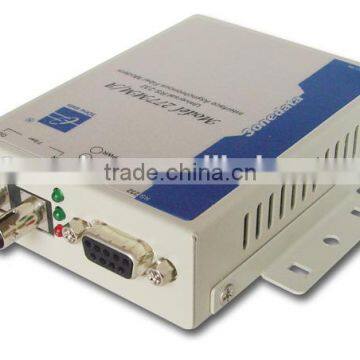 RS232 to optic fiber converter with multi or single mode