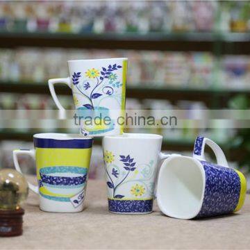 Best Selling Daily Use White Porcelain Mug Ceramic Funny