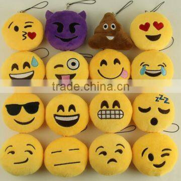 New design custom plush keychain emoji keychain