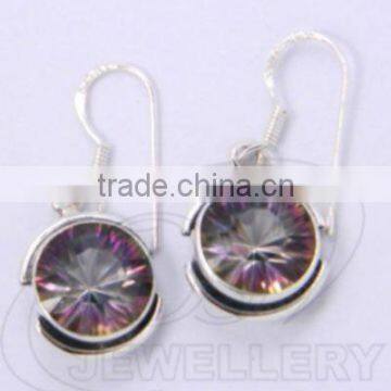 925 Silver earrings sterling silver earrings topaz earrings stock earrings