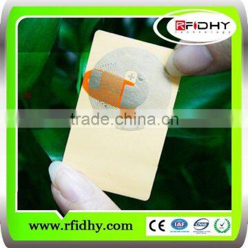 Transparent&Adhesive A4 size rfid inlay/rfid wet inlay