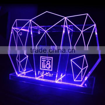 elegant cheap acrylic dj bar table led light nightclub dj table