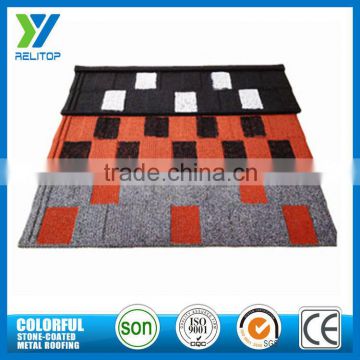 Wholesale colorful stone metal roof tile from china