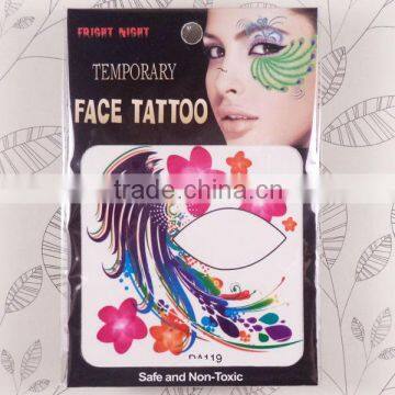 face temporary tattoo