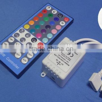 RGBW-40 DC 12V~24V 40-key IR Remote Controller + Receiver for LED Strip