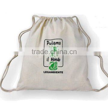CANVAS DRAWSTRING BACKPACK