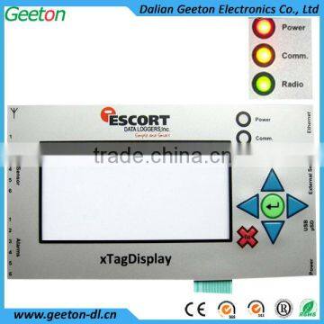 PET Material Embossing Keypads Circuit Tactile LED Membrane Switch