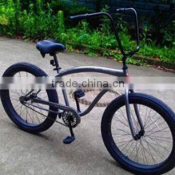 26*4.0 inch snow bicycle beach cruiser style fat tire bicycle