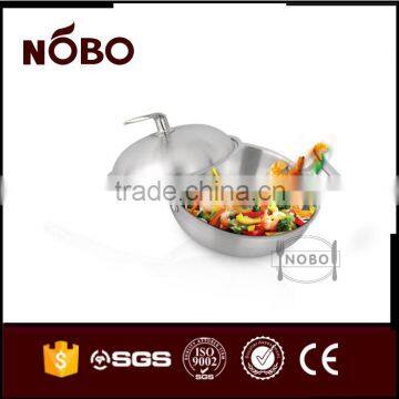 Three Layers of Steel Suit Fry Pan With Lid photo-4