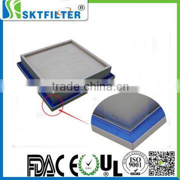 Gel gap Mini-pleat HEPA filter H13/ cassette/ceiling type air filter