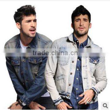 factory price vintage fashion winter men jean jacket(WF140201)