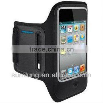 Popular and fashionable sport mobile pouch arm bag for mobile phones, apple phones, mp3 mp4 mp5 players