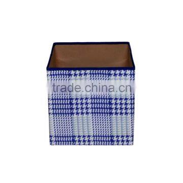 Natural Fibres Designer Square Collapsible Storage Box, Medium