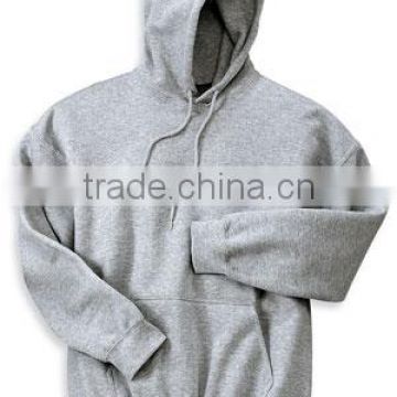 100% Cotton Men's Pullover Heather Grey Hoody