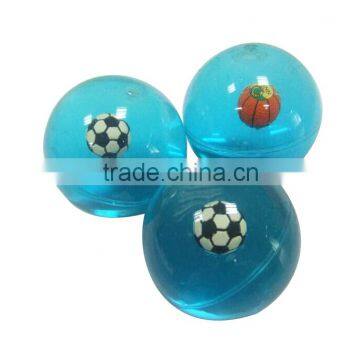 2016 hot sale TPU plastic solid water balls bouncy soccer ball inside