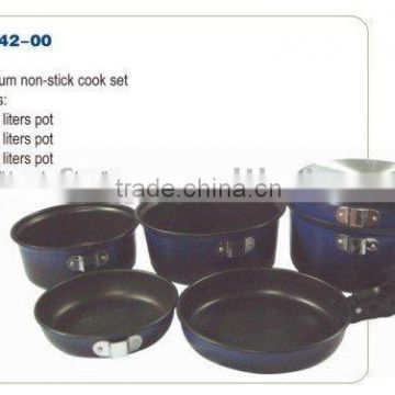 Aluminium non-stick cook set