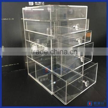 Factory wholesale various cheap acrylic makeup organizer with drawers