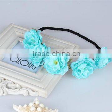 Summer Artificial Flower Headband For Girls,Boho Beach Flower Head Garland photo-4